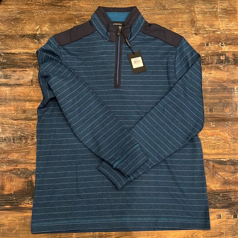 Men’s Bugatchi Blue Sweater NWT